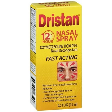 Dristan Nasal Decongestant 12-Hr Nasal Spray - 0.5 oz - 2 Pack