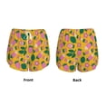 thumbnail image 3 of Susaid Strawberry Print Women's High Waisted Running Shorts Quick Dry Athletic Gym Track Workout Shorts Zip Pocket-XX-Large, 3 of 7