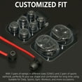 thumbnail image 5 of Restored Beats by Dr. Dre Beats urBeats 3 Earphones with Linein Mic Wired 3.5mm Jack Noise Isolating, Black/Red (Refurbished), 5 of 6