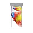 thumbnail image 2 of Parrot Bedding Set with Sheet & Covers, Flying Parrot Colorful Storm Cloud on the Back Feathers Fantasy Illustration Print, Printed Bedroom Decor 2 Shams, 4 Sizes, Multicolor, by Ambesonne, 2 of 3