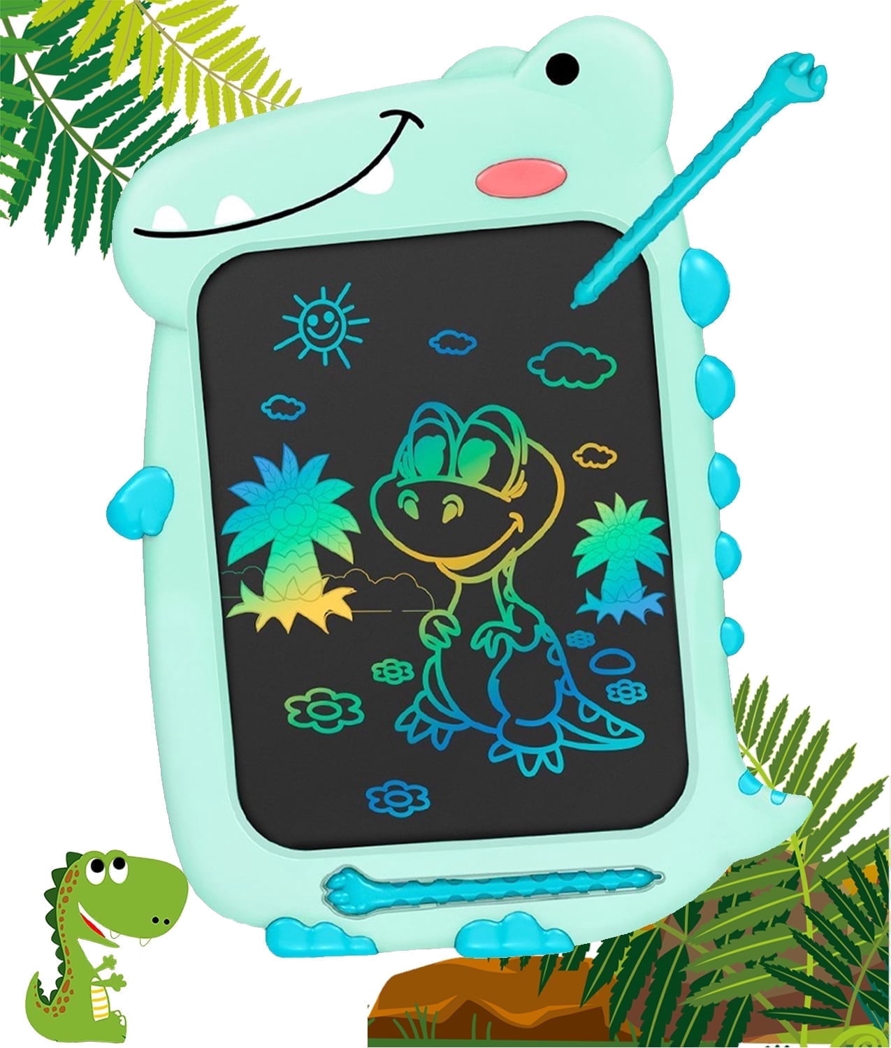 CHEERFUN LCD Writing Tablet for Kids Gift, 10" Dinosaur Doodle Board Toddlers Toys for Boys Girls