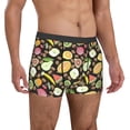 thumbnail image 4 of Cauagu Fruits Print Boxer Briefs for Men,Comfortable Breathable Men's Underwear Moisture Wicking Underpants -X-Large, 4 of 8