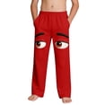thumbnail image 2 of Tween Boys Cartoon Bored Expression Sweatpants Relaxed Fit Straight Leg Bottoms for School Lounge, 4-13Y, 2 of 9