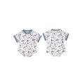 thumbnail image 2 of Spewahor Infant Baby Boy Summer Romper 0 3 6 9 12 18 Months Short Sleeve Crew Neck Duck Print Summer Bodysuit, 2 of 9