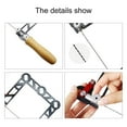 thumbnail image 4 of Mini Household Aluminium Alloy Jeweler's Saws Frame Kit Woodworking Saws Jewelrys Precisions Wax Rings Cutting, 4 of 8