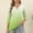 Green, variant on Ovbmpzd V-Neck Womens Tops Workout 3/4 Sleeve Black Gradient Color Blouses Undershirts for Women XL