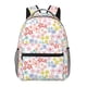 thumbnail image 1 of Easygdp Retro Floral Mochila Ergonómica Versátil para Laptop - Múltiples Bolsillos, Correas Ajustables, Unisex para Escuela, Viajes y Actividades al Aire Libre-One Size, 1 of 5