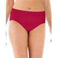 thumbnail image 1 of Bali Womens One Smooth U All-Around Smoothing Hi-Cut Panty, 9, Scarlet Berry, 1 of 1