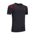 thumbnail image 2 of Sinleey Soccer Referee Football Uniform Referee Jersery Short Sleeve T-Shirt with Shorts Active Set Black XL, 2 of 5