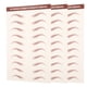 thumbnail image 4 of 3 hojas de pegatinas para cejas, simulación de cejas, tatuajes de cejas para dar forma al cuidado de las cejas, 4 of 7