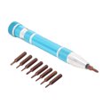 thumbnail image 3 of Screwdriver Bit Set, Screwdriver Bit Set Portable Portable Pen Type  Screwdriver With 9 Specifications Bits Aluminum Pen, Specialty Bits, 3 of 8