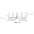thumbnail image 2 of Uxcell Badminton Stringing Racquet Load Spreader Adapter Stringing Machine Tool, White 2 Pack, 2 of 6