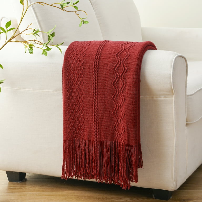 Battilo Red Throw Blanket For Christmas