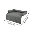 thumbnail image 2 of Dog Couch Bed, Washable Calming Dog Couch Cover, Removable Couch Protector for Dogs, Pet Bed Mats for Couch, Pet Couch Covers for Sofa, 2 of 2