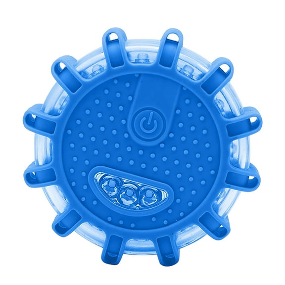 LED Road Flares Emergency Lights - 15 Super Bright LEDs, 9 Modes & Hook - Waterproof Safety Flares for Car/Camping Emergencies