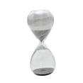 thumbnail image 4 of veasfak Hourglass 10 Mins Modern Creative Desk Timer Sand Timer for Home Desk Office Gray Argent, 4 of 9