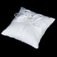 thumbnail image 4 of de Almohadas con Forma de Canasta de Flores Blancas Y Anillos en apariencia de de Cristal Brillante perfecl conjunto de almohada de anillo de bodas, 4 of 6