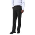 thumbnail image 4 of AZoiNM Men's Slim Fit Dress Pants Flat Front Business Casual Trousers 4 Pocket Polyester Viscose Blend, 4 of 11