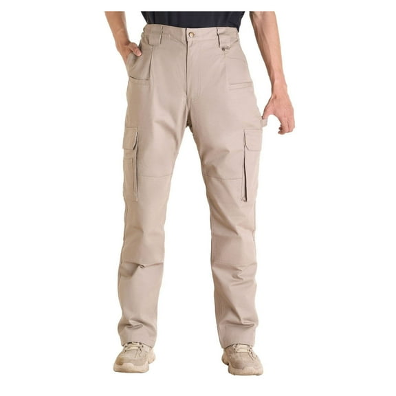FR Pants for Men Flame Resistant Work Pants - Multi-Pocket Cotton Welding Pants - M Size