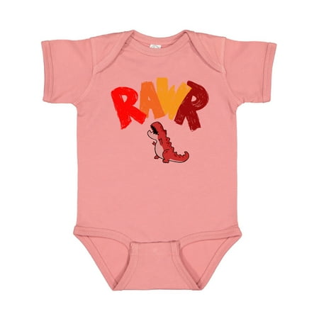 

Inktastic Lil Red Tyrannosaurus Rawr Gift Baby Boy or Baby Girl Bodysuit