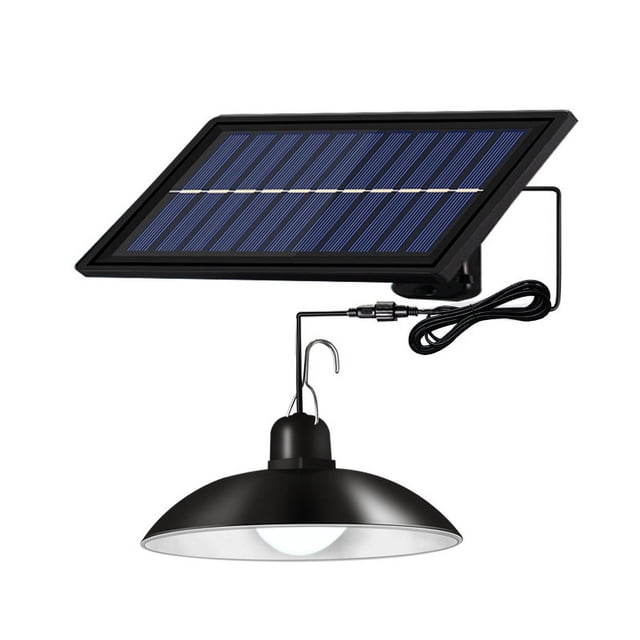 Lámpara colgante LED de energía solar para exteriores, luz colgante a prueba de lluvia con control remoto para patio, jardín, pasillo