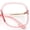 Pink Gold, variant on SA106 Womens 70s Retro Geek Chic Butterfly Clear Lens Eyeglasses / Beige Gold