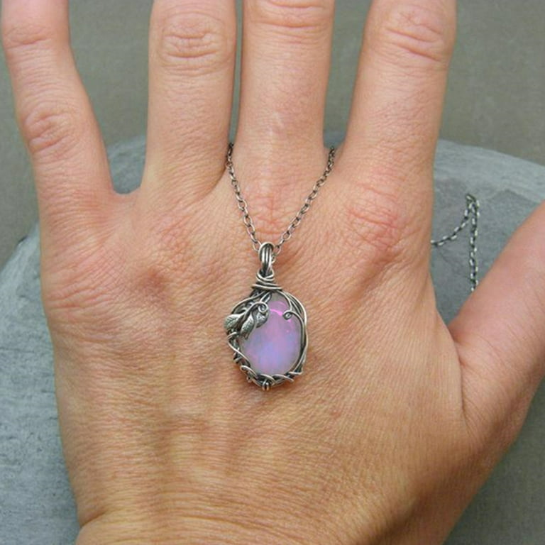 Mens on sale moonstone pendant