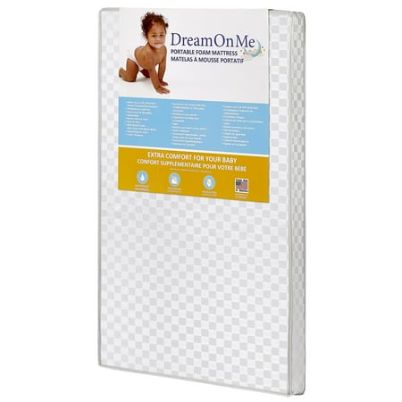 Dream On Me Travel Lite Protable Min Play Yard 3"Foam Mattress