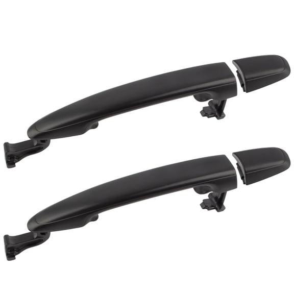 BOXI 82496 (set of 2) Outside Exterior Rear Left & Right Sliding Door Handles Fit for Toyota Sienna 2004-2010 - Textured Black | Replace 6921308020 6922708040