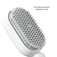thumbnail image 3 of Air Cushion Comb, Easy To Clean Fine Teeth Rounded Comb Teeth Self Cleaning Hair Brush  For Scalp Massage For Wet Hair, 3 of 8