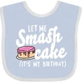 thumbnail image 3 of Inktastic Let Me Smash Cake Its My Birthday Girls Baby Bib, 3 of 4