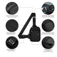 thumbnail image 3 of Small Sling Bag Sports Crossbody Shoulder Bags Fashion Waist Bag Chest Compact Casual Packs, 3 of 5