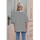 thumbnail image 4 of Top Holgado de Corta con Estampado de Rayas de Colores para Mujer, Rayas Blancas y Negras, Talla XL, 4 of 6
