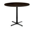 thumbnail image 2 of KFI Studios Urban Loft 2.5' Round Bistro Table, Espresso, Black X Base, 2 of 6