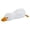 White, variant on 19.7" Cute Duck Plush Soft Duckling Stuffed Animal Sleeping Pillow for Girls, Adorable Plushie for Birthday Gifts, Yellow