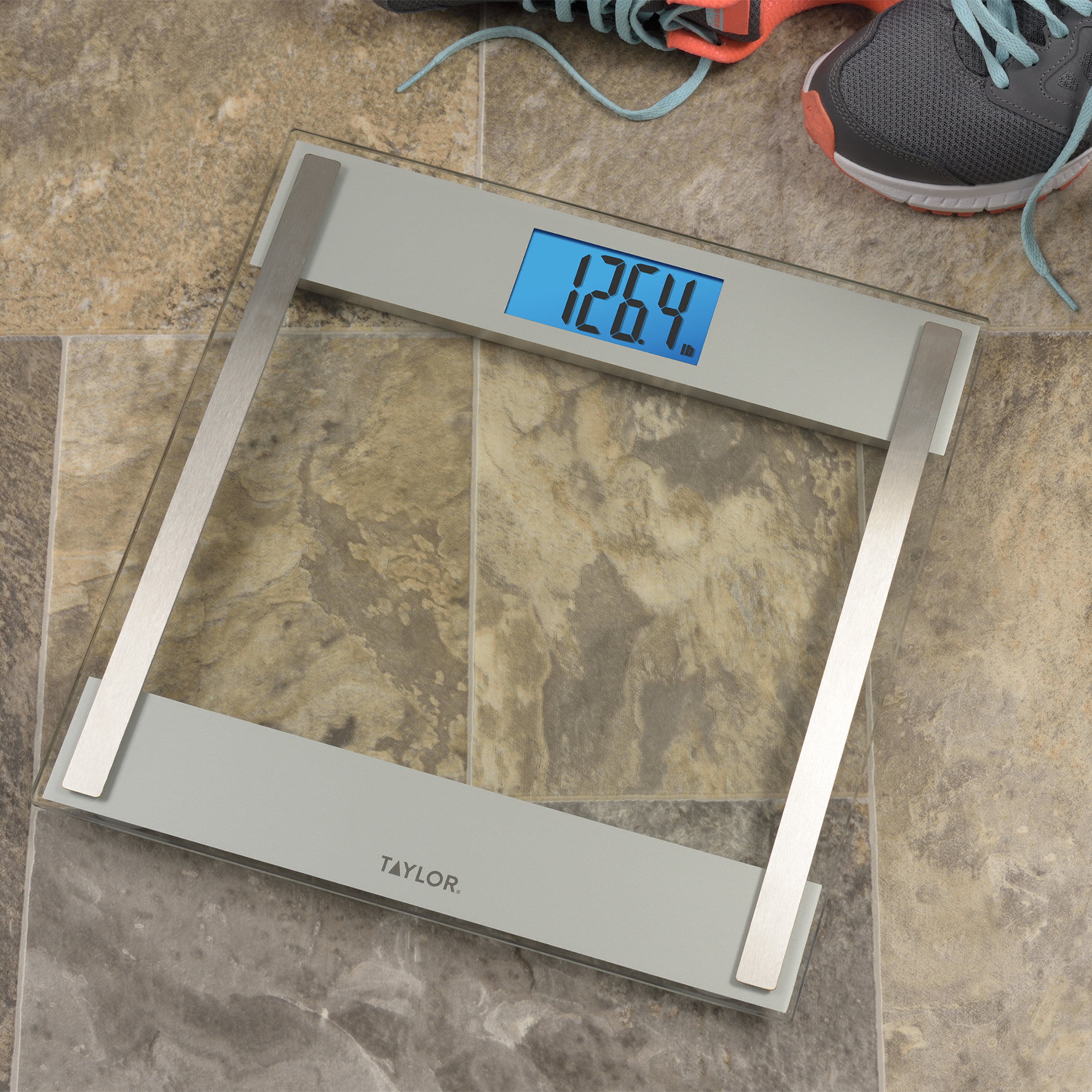 Taylor Digital Glass Bathroom Scale 400 lb Capacity