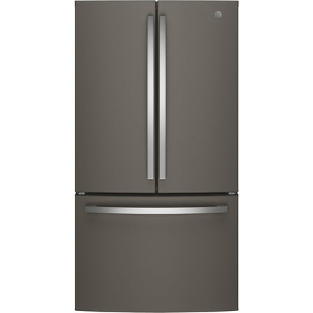 GE GNE27JMMES 36 French Door Refrigerator with 27 cu. ft. Total Capacity in Slate