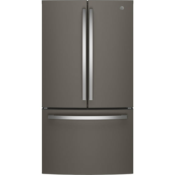 GE GNE27JMMES 36 French Door Refrigerator with 27 cu. ft. Total Capacity in Slate
