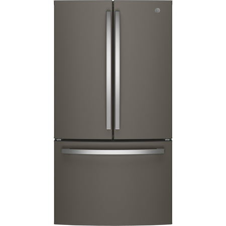 GE GNE27JMMES 36 French Door Refrigerator with 27 cu. ft. Total Capacity in Slate