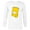 White, variant on Bart Simpson Face - Long Sleeve T-Shirt for Men- Customized-Royal