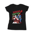 thumbnail image 1 of DC Comics T-Shirt en Coton pour Femmes Superman Santa Comic, 1 of 3