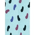 thumbnail image 1 of Ahgly Company Machine Washable Indoor Rectangle Transitional Blue Koi Blue Area Rugs, 4' x 6', 1 of 7