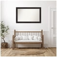 thumbnail image 4 of Amanti Art Custom Framed Wall and Bathroom Mirror (32.75 x 51.75 in.), Furniture Espresso Frame, 4 of 7