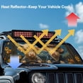 thumbnail image 4 of Yuyamidu Highland Cow Driving Windshield Sunshade for Wrangler TJ JK Windshield Sunshade Visor Mat for Jeep Wrangler TJ JK JKU 1996-2018 Sun Shade Screen Accessories, 4 of 7