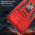 Motorola Moto G Power 5G 2024 Case with Lens Protection,Ring Holder