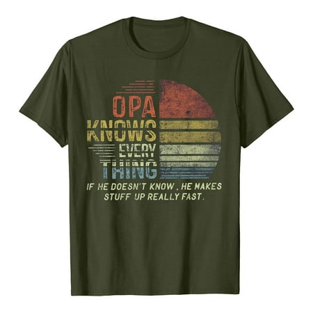

Corset Tops for Women Father s Day T-Shirt Summer Letter Print Short Sleeve Men s Women s Tops Gift For Fahter Basic Tees for Women Army Green S