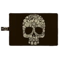 thumbnail image 4 of PKQWTM Skull of floral shapes Book Cover Book Protector Book Sleeve Book Pouch Book Bag 6x9 inch, 4 of 4