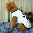 thumbnail image 2 of Pet Dog Clothes, Puppy Vest T-shirt Cute Dogs Claw Pattern Pajamas, Summer Dog Clothes Bottoming Shirt, White, 2 of 6