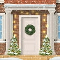 thumbnail image 7 of EUDIDV Xmas Tree Decor 2024 Green PVC Wreath Christmas Decoration New Product Green PVC Wreath Simulation Scene Layout Christmas Ornaments, 7 of 7