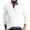 White, variant on Men's Casual Polo Shirt Contrast Color Long Sleeve Business Work Shirts Tees Top Shirt with Pocket Dark Gray 6(L)